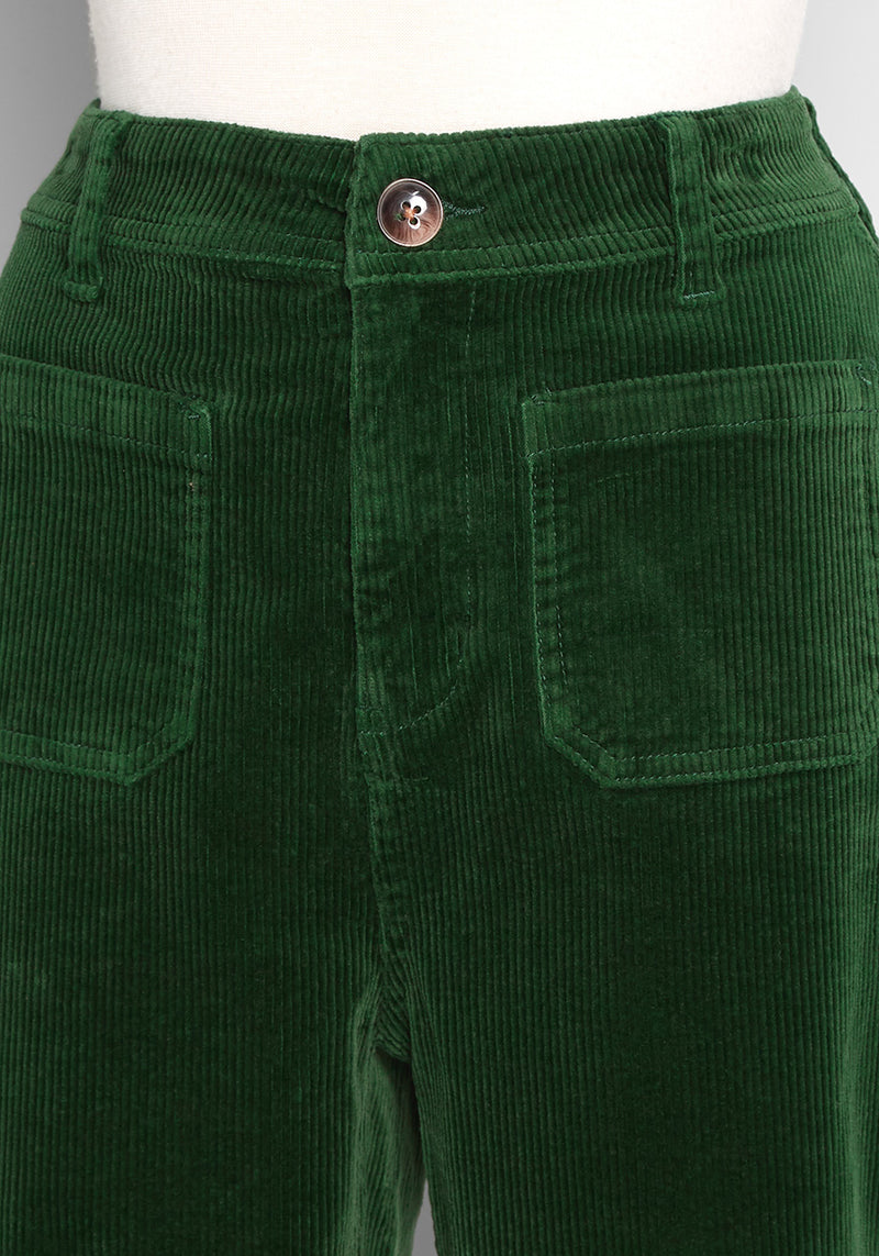 Heavyweight Corduroy Trousers - Olive | Men's Corduroy Trousers | Oliver  Brown, London